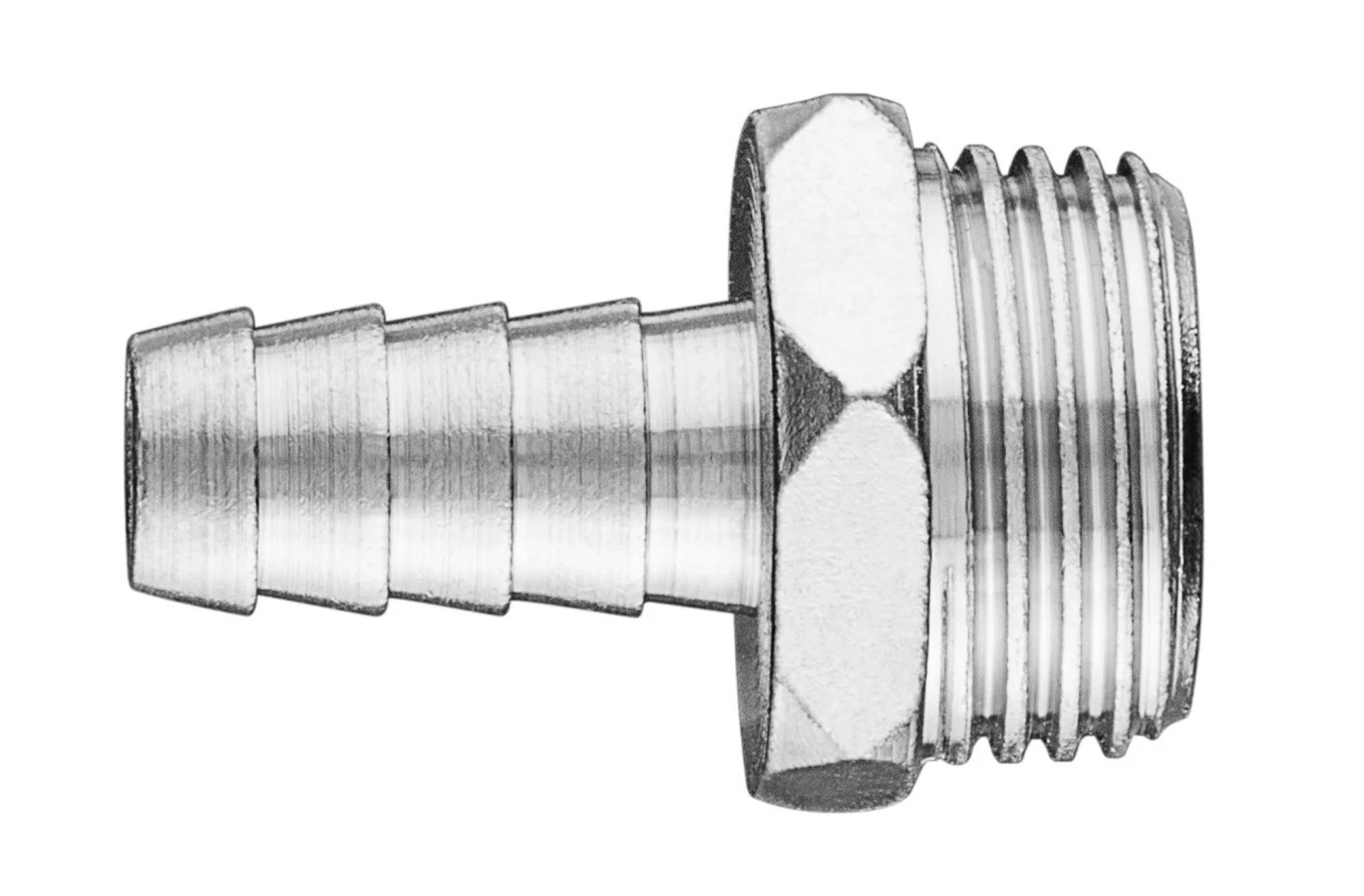 Tresice France Versilbert Schlauchverbinder Mit Außengewinde 1/2'' 10Mm - T N12-617 - Bild 2