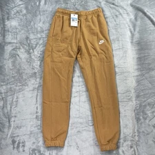 Nike Sportswear Club Fleece Mens Medium Jogger Pants Taper Leg Flax NWT New