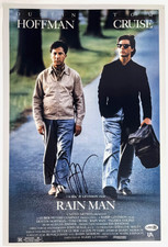 Dustin Hoffman "Rain Man" Signed Autograph 12x18 Movie Poster Photo JSA COA