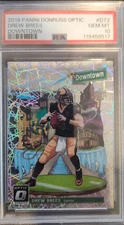 2018 Donrus Optic Drew Brees Downtown PSA 10 Mystery Chase Pack 1 IN 5 READ INFO