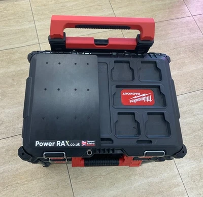Power Rax 1/2 Mounting Sled compatible with Milwaukee Packout systems no box