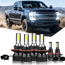 For Ford F-250 Super Duty 2011-2018 Led Headlight Hilow Beam Fog Light Bulb Kit For Ford F-250 Super Duty 2011-2018 Led Headlight Hilow Beam Fog Light Bulb Kit