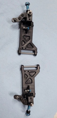 Custom Works Front Suspension Arm Set Axles Pins Intimidator Enforcer Dirt Oval - Picture 2 of 6