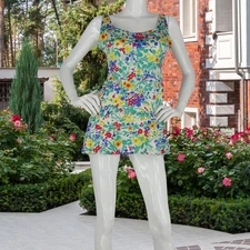 Vintage Gabar Swimsuit Dress XL