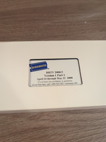 Ultra Rare Blockbuster TV VHS In-store Video Tested Working BBTV 2000 . 5 - Picture 3 of 24