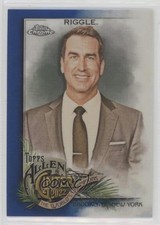 2022 Topps Allen & Ginter Chrome Blue Refractor 43/150 Rob Riggle #189 1u6