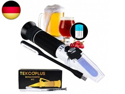 Brix Bierwürze & Weinrefraktometer ATC Doppelskala SG WORT für die W