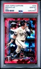 2025 TOPPS CHROME SAPPHIRE BROOKS LEE 234 RC RED REFRACTOR/5 SSP PSA 10 POP 1