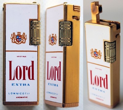Rare Vintage Kristinus Lord Extra Lighter New Nos !