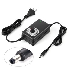AC to DC Adapter Speed Controller Switch, 3  12V 2A Adjustable Power Supply Sp...