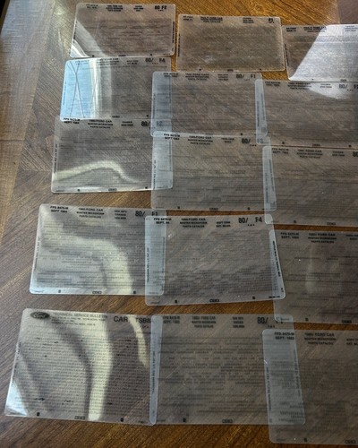 1965–1980 Ford Car Parts Catalog Microfiche Film Set OEM Master Microform Lot - Picture 4 of 10