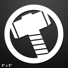 VIKING HAMMER NORSE WARRIOR CELTIC Vinyl decal Sticker