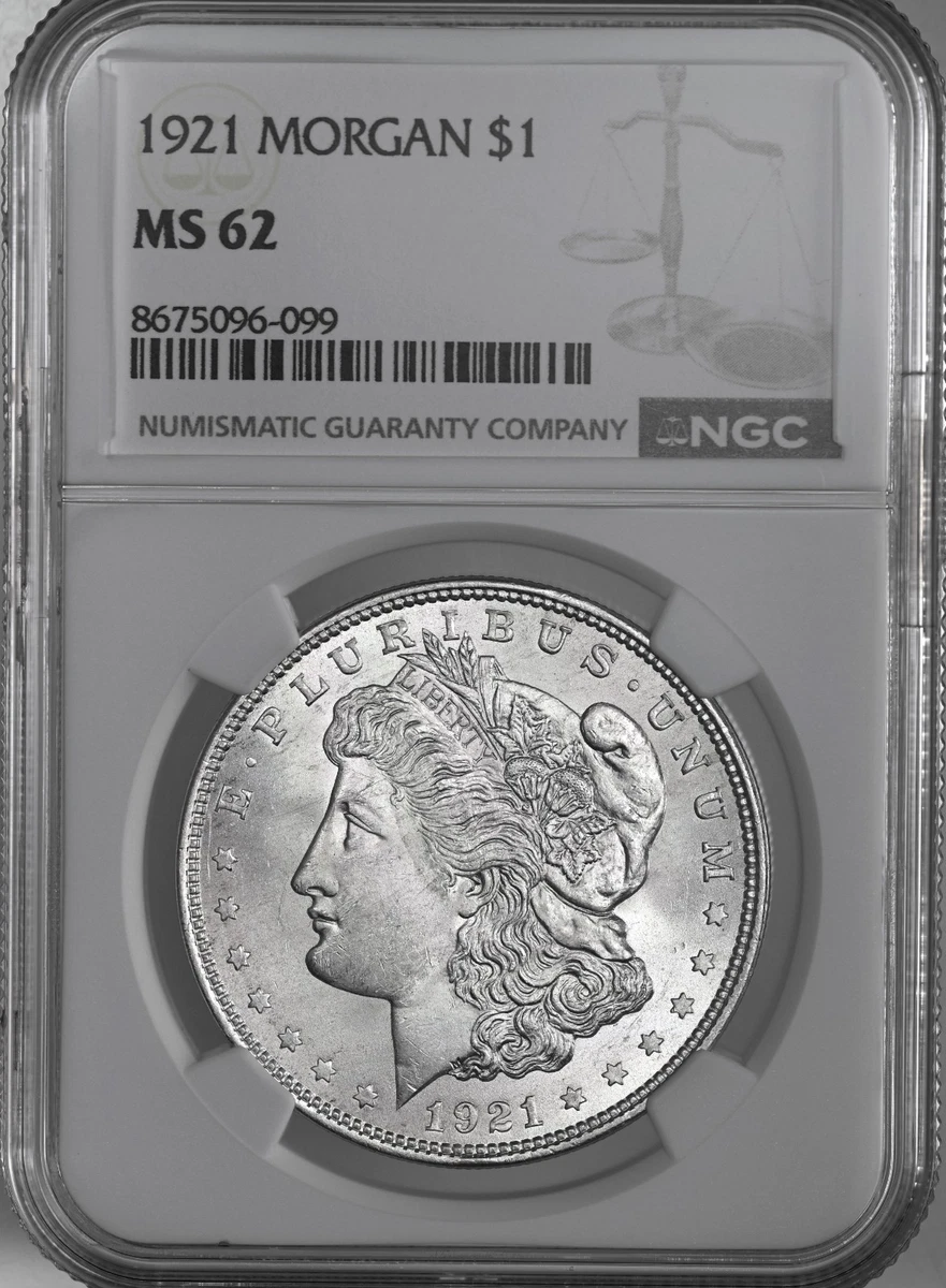 MS 62 Graded 1921 Year Morgan US Dollars (1878-1921) for sale | eBay