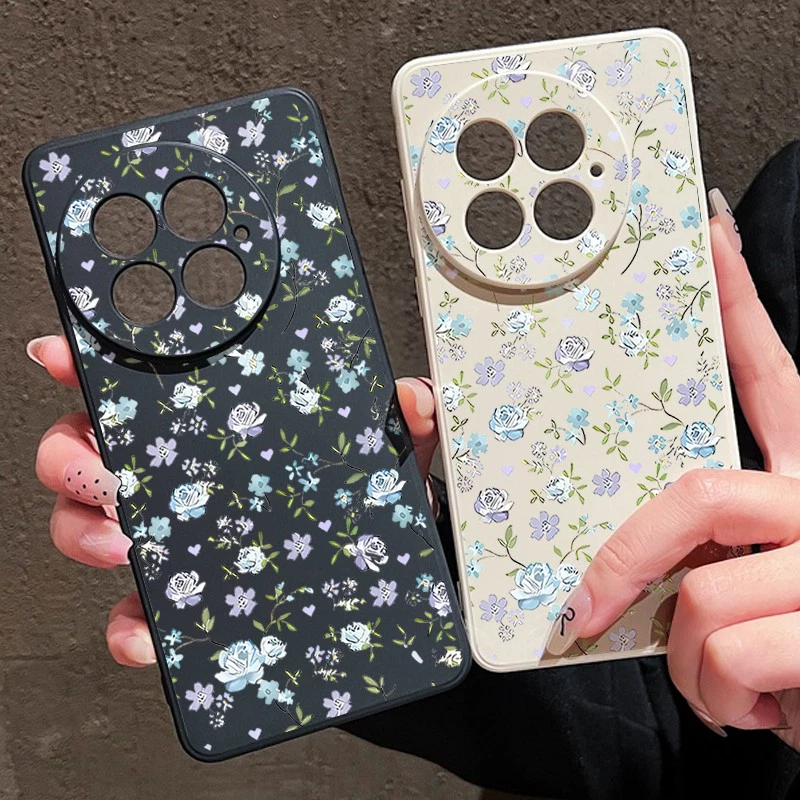 Flower Silicone Case For OnePlus 13 Ace 5 3 12R 12 13R 11R Shockproof Soft Cover - Image 3 of 4