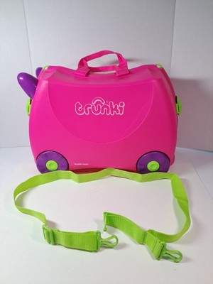 Melissa & Doug Trunki Kids Ride-On Suitcase Carry-On Luggage -PINK-