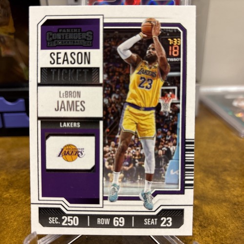 2023-24 Panini Contenders Basketball LeBron James Season Ticket #46