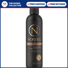 Premium Dark Rapid Spray Tan Solution - 8 Fl. Oz Instant Sunless Tanning Formu