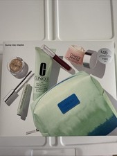 Clinique Sunny Day Staples 5 pc Full Size w/ Tote Bag NIB