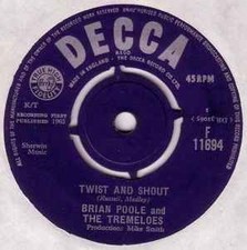 Brian Poole  The Tr - Twist And Shout - Used Vinyl Record 7 - 29 - E5783z
