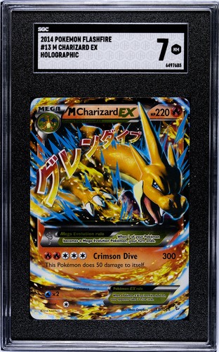M Charizard-EX graded SGC 7 for sale on eBay