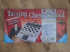 TALKING CHESS SCHOOL WITH ANATOLY KARPOV - ELECTRONIC LEARN AND PLAY CHESS Teach