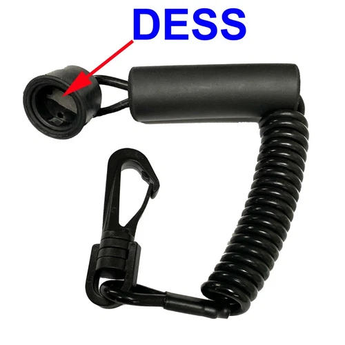 SeaDoo Clip-Style Floating DESS Key Safety Lanyard