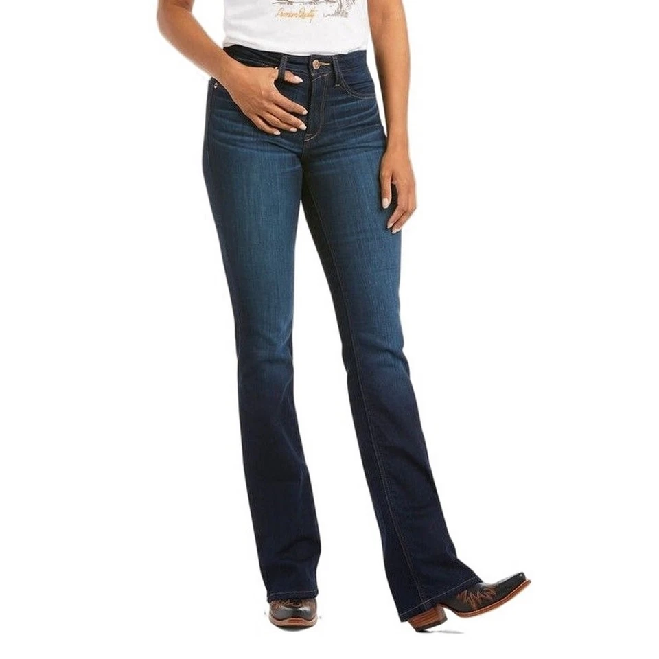 Ariat Damen R.E.A.L. High Rise Ballary Boot Cut Jeans