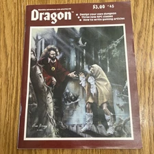 The Dragon Magazine # 45 Dungeons & Dragons AD&D TSR January 1981 Design Kit