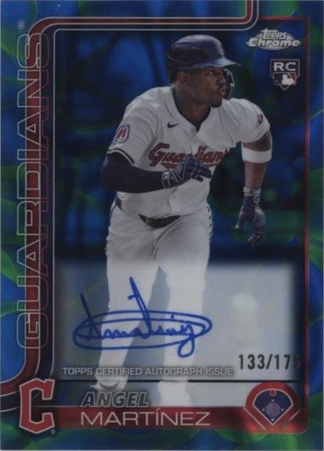 2025 Topps Chrome Black Autographs Angel Martinez /199 #CBA-AMA 