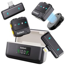 Wireless Lavalier Microphone for iPhone: for Video Recording,Podcasting  Str...