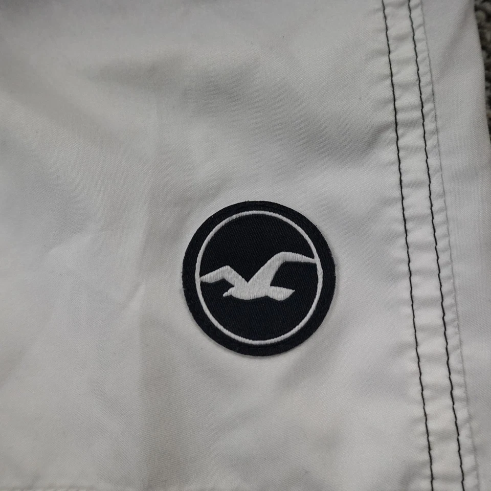 Мужские шорты Hollister 34 черно-белые омбре бермуды доска плавание серфинг сундуки опрятные - Изображение 2 из 4