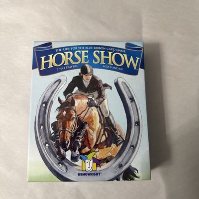 Horse Show Card Game Gamewright 1997 Ride Blue Ribbon Ages 8+  Sealed Cards