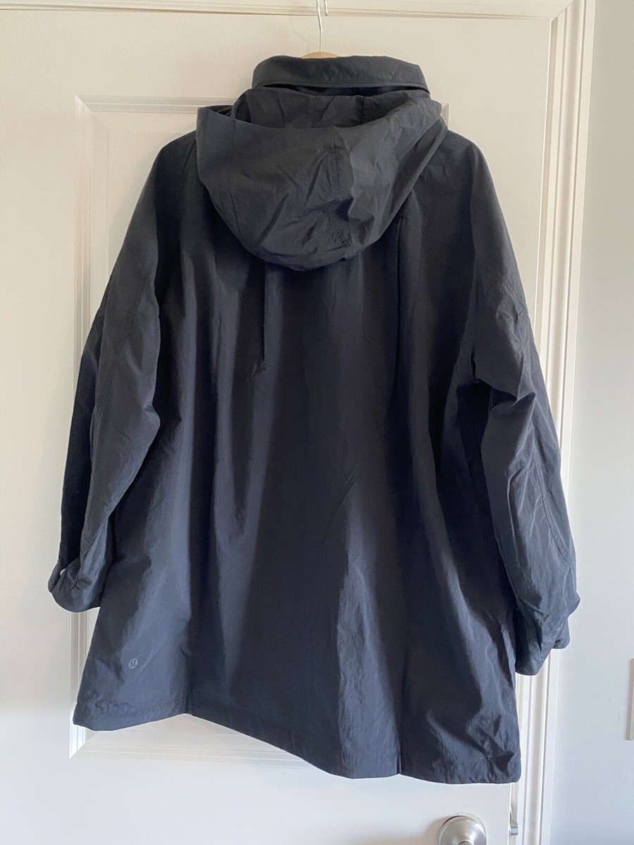 Lululemon Hooded Mid-Length Utility Jacket Black Size S