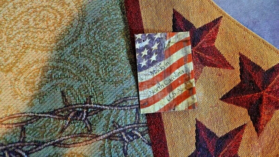 Western Star Table Runner (Texas Barbed Wire) Manual Woodworkers & Weavers -NEW - Image 2 of 4