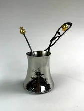 Michael Aram Pomegranate Chocolate Pot and Spoon