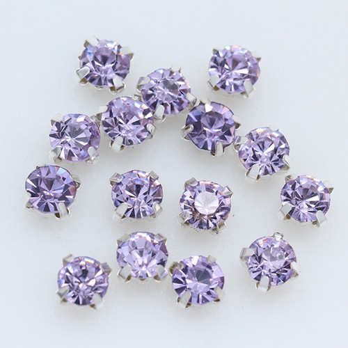 3mm-8mm Sew on Silver Setting Glass Crystal Rhinestone Jewelry Accessories Beads - Picture 31 of 37