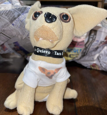 Taco Bell Chihuahua Yo Quero Taco Bell Promo Plush DogTalkin Works