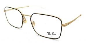 ray ban black and gold eyeglasses