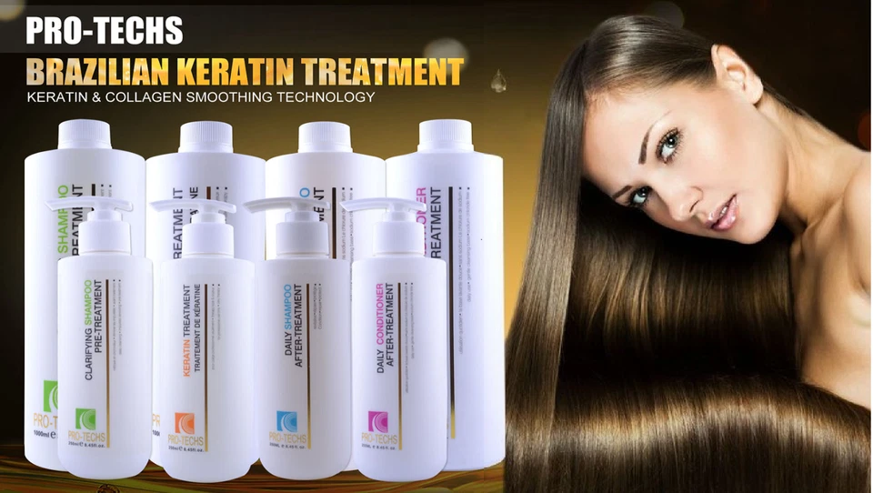 Pro-techs Queratina TERAPIA CAPILAR BRASILEÑA 8,45 OZ 250 ml Set x 4 pasos  Foto 2 de 2