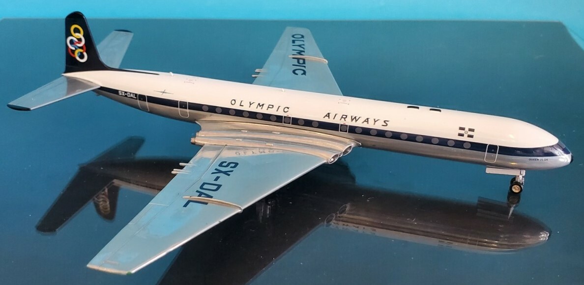 ARD200 DH 106 Comet 4B Olympic Airways SX-DAL (with stand) Ref: ARD2035 imitowana sprzedaż