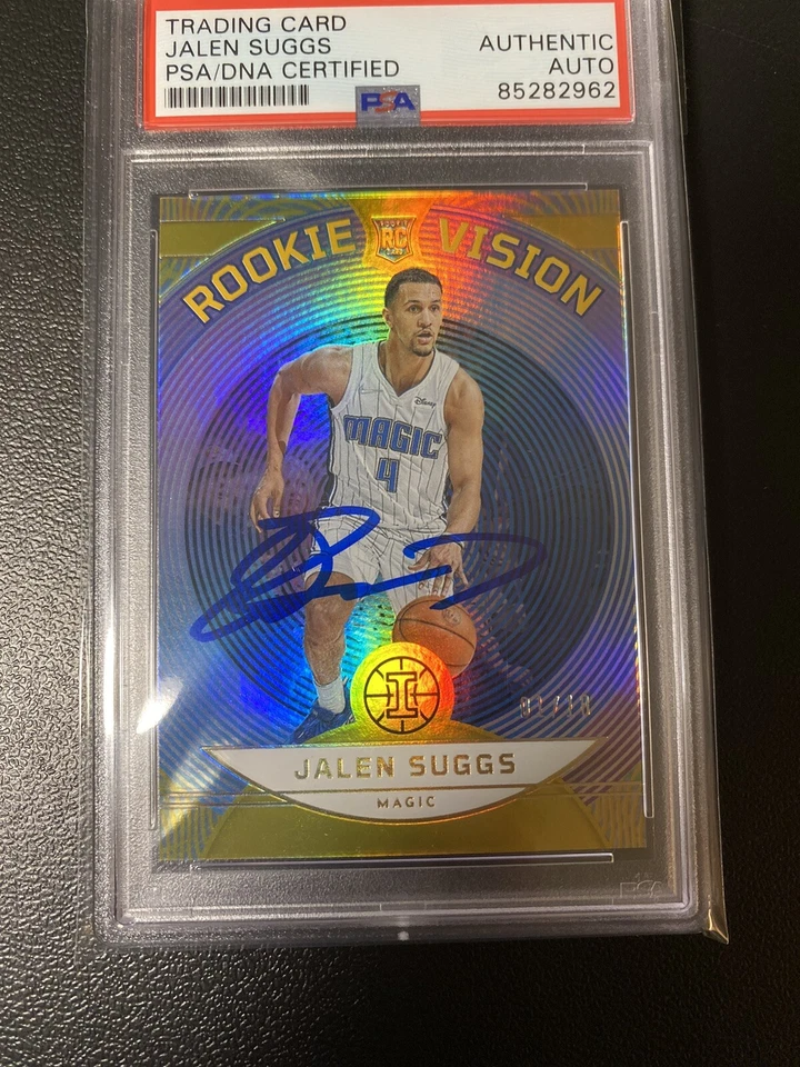 Jalen Suggs Signed Autograph Auto 2021 illusions Rookie Card RC /10 PSA/DNA Rare - Image 4 of 4