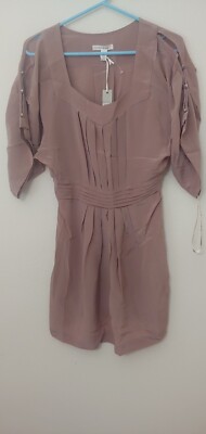 New Trinity 100% Silk dress Size S NWT