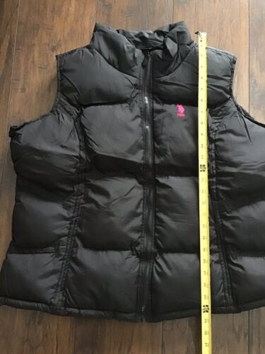 US POLO ASSN. Women's Black Puffer Vest W/Red Emblem Size 2X NWT A3 - Picture 4 of 10
