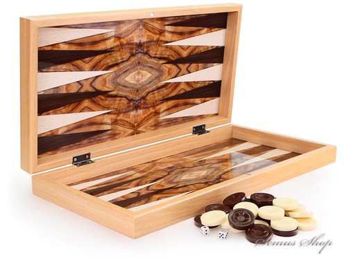 Tavla De Backgammon Clásica De Lujo Oriental Hasta Modelos Excepcionales - Imagen 2 de 98