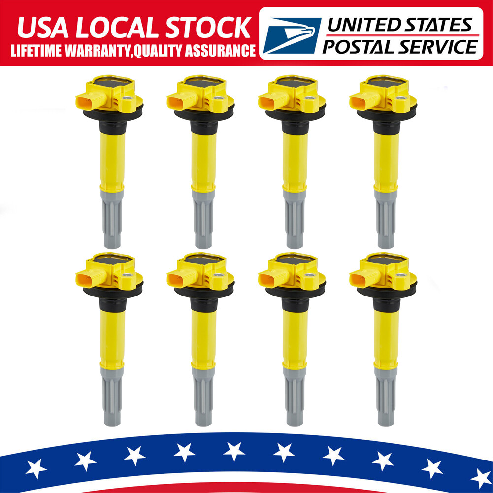 8PCS DG542 High Performance Ignition Coils for Ford F150 Mustang 5.0L V8 UF622 Replacement