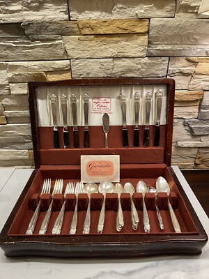 HOLMES & EDWARDS COLLECTION OF INLAID SILVERPLATE DANISH PRINCESS