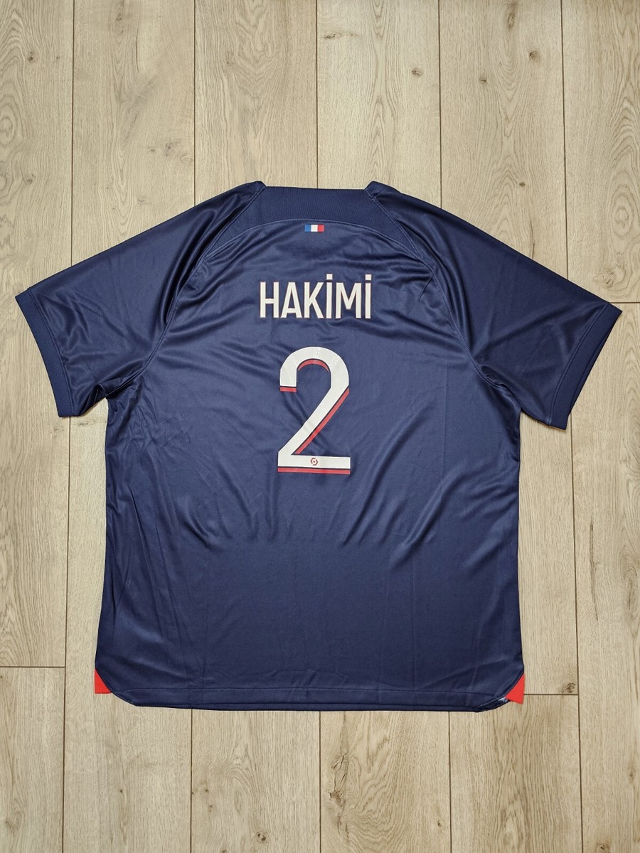 PSG PARIS SAINT-GERMAIN 2023 2024 HOME HAKIMI FOOTBALL SHIRT