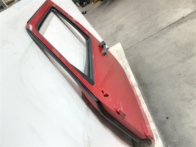 Jeep JK Wrangler OEM Driver Front Door Manual Flame Red PR4 20112013