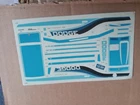Dodge  Decals only scale UNKNOWN Package #529 "read desc " ##################