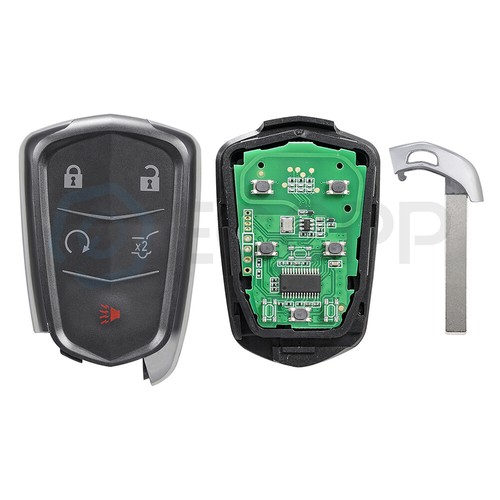 2 For Cadillac SRX 2015 2016 Remote Keyless Entry System HYQ2AB 5 Buttons - Picture 7 of 9
